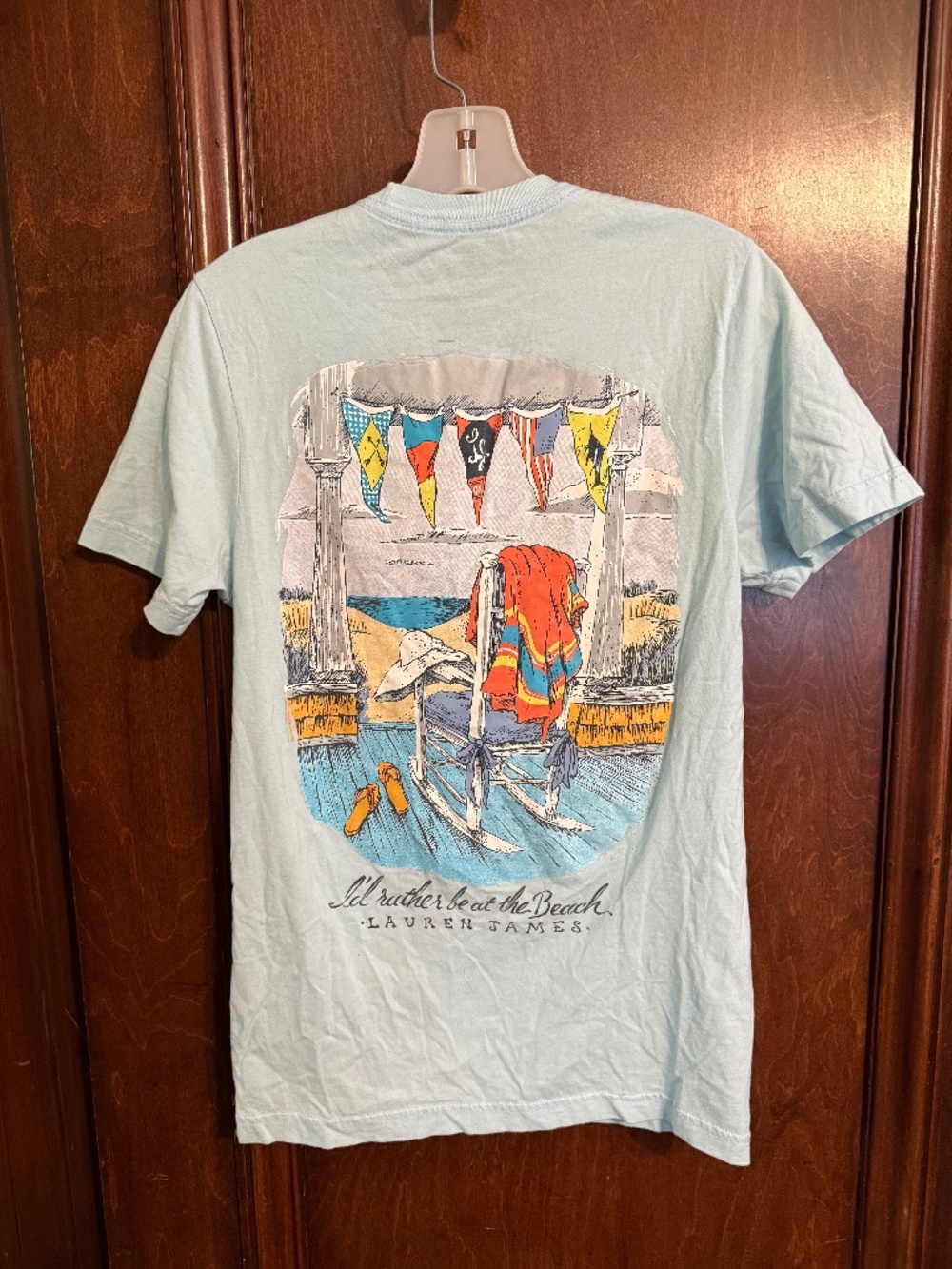 Vintage Lauren James beach t-shirt